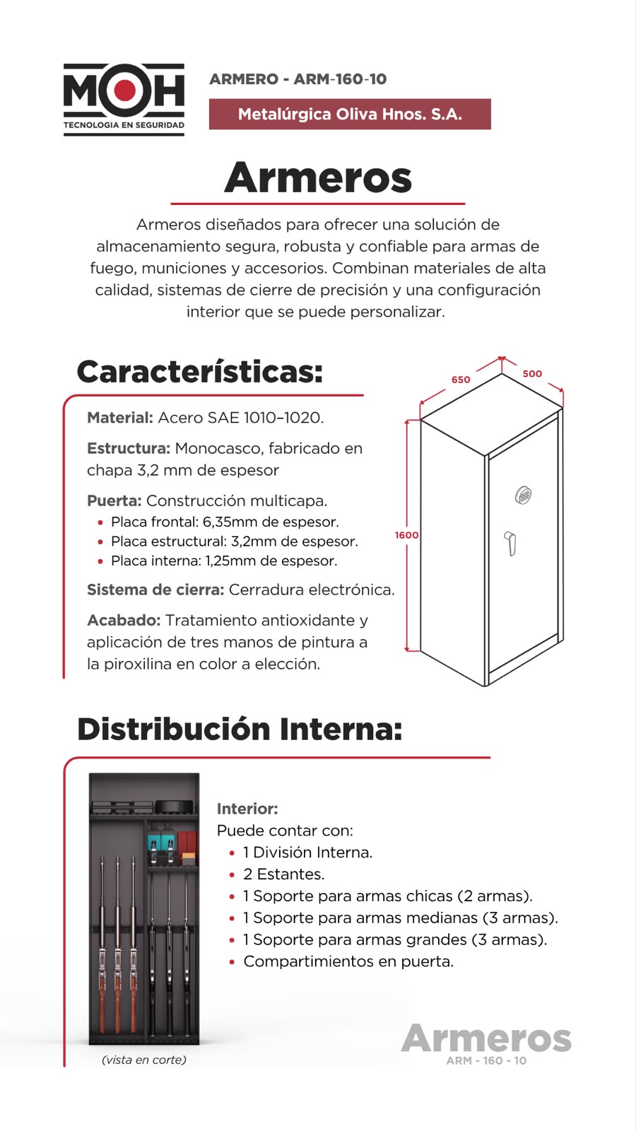 ARMERO ARM 160 10 001
